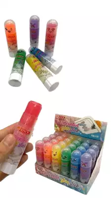 Клей-карандаш с блёстками Yalong EA-1524LT, 15 г, мультиколор